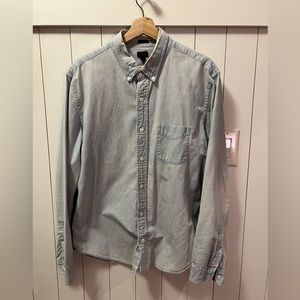 J.crew Washed Denim Chambray